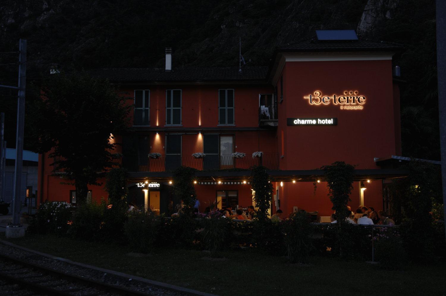 Ristorante Charme Hotel Tre Terre Ponte Brolla Экстерьер фото
